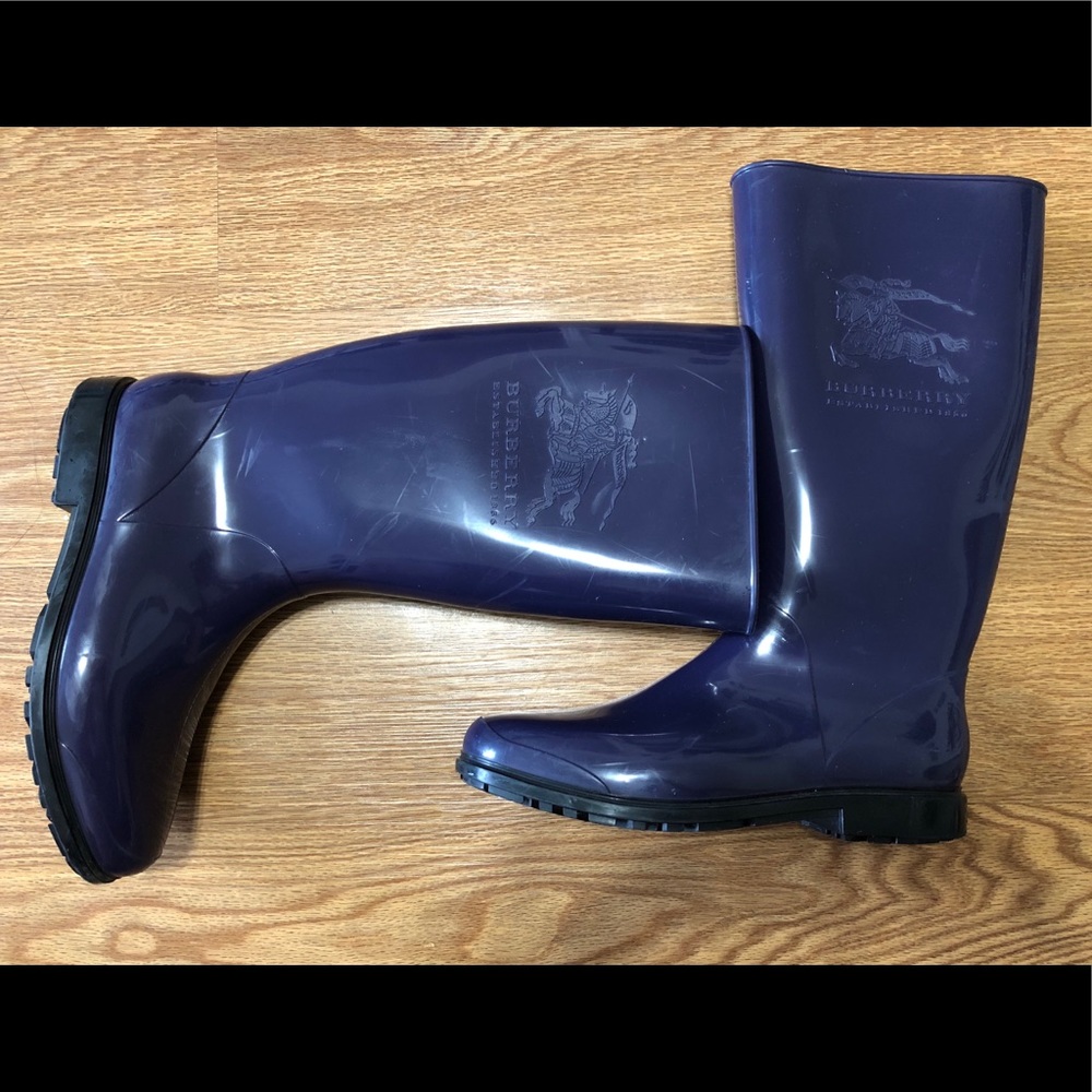 Burberry Blue Rain-boots Women 40